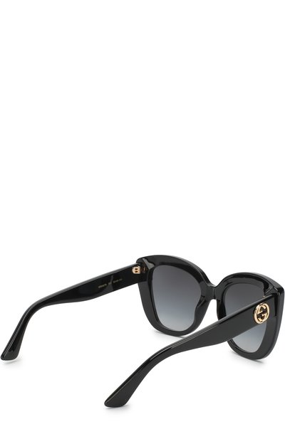 Солнцезащитные очки GUCCI черного цвета по цене 41650 руб., арт. GG0327S 001, фото 4 Солнцезащитные очки GUCCI, арт. GG0327S 001, фото 4