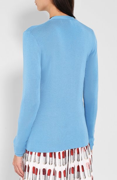 Однотонный кардиган на пуговицах PRADA, арт. 25437-40J-F0076, фото 4