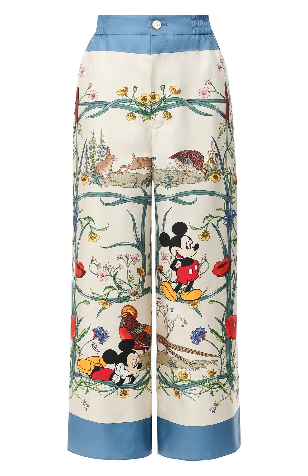 Шелковые брюки disney x gucci GUCCI, арт. 596961/ZAD0P, фото 1