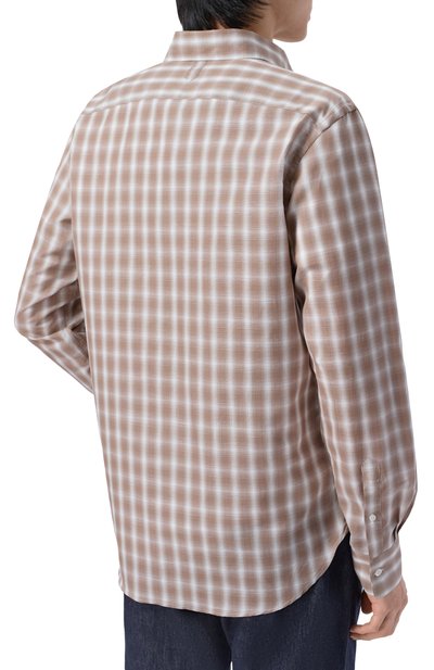 Рубашка из хлопка и льна CANALI, арт. CSL7049/GL03754, фото 4