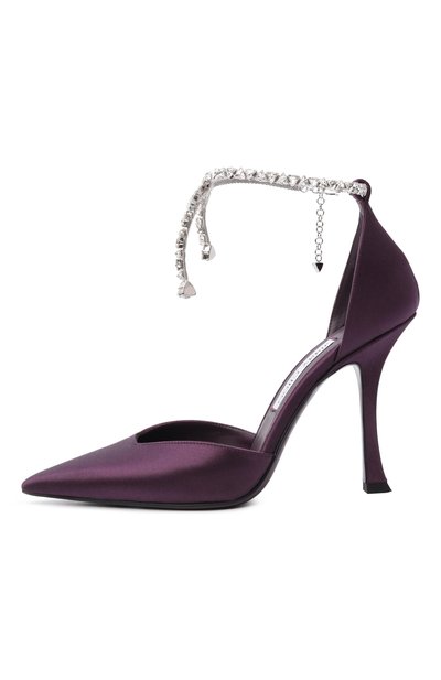 Атласные туфли stevie 100 JIMMY CHOO, арт. STEVIE100SAT, фото 4