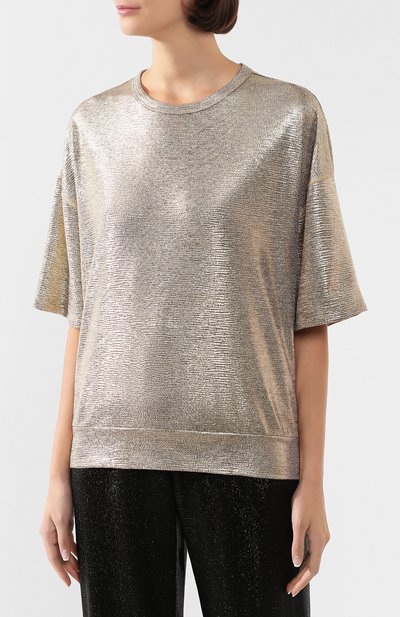 Топ DRIES VAN NOTEN золотого цвета по цене 12500 руб., арт. 201-31107-9110, фото 3 Топ DRIES VAN NOTEN, арт. 201-31107-9110, фото 3