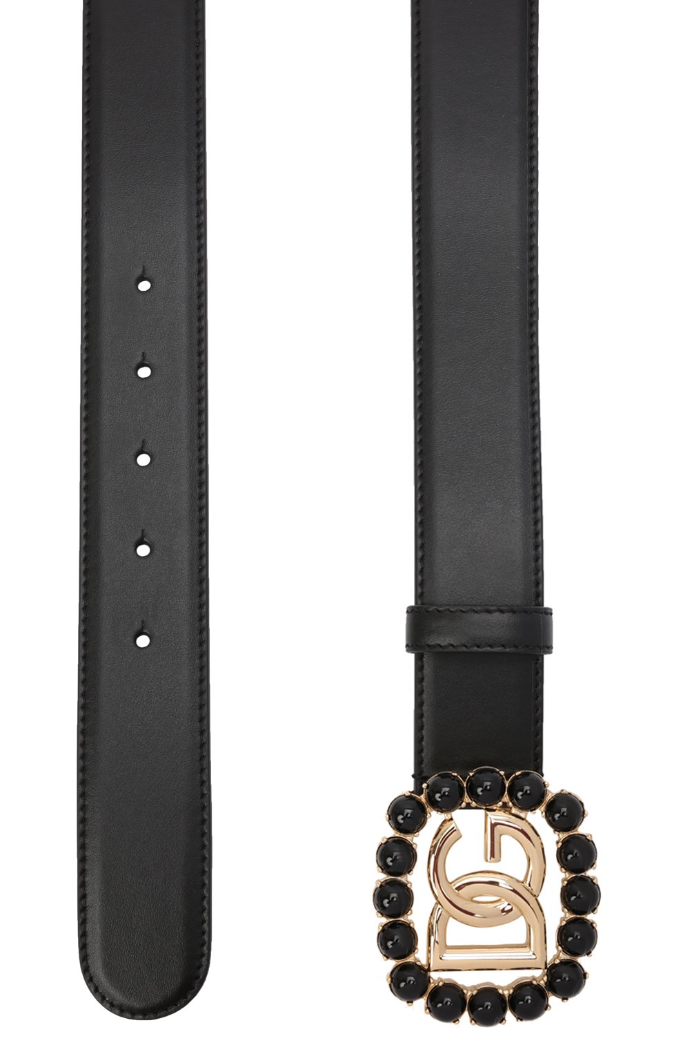 Кожаный ремень DOLCE & GABBANA черного цвета по цене 72150 руб., арт. BE1481/AQ627, фото 3 Кожаный ремень DOLCE & GABBANA, арт. BE1481/AQ627, фото 3