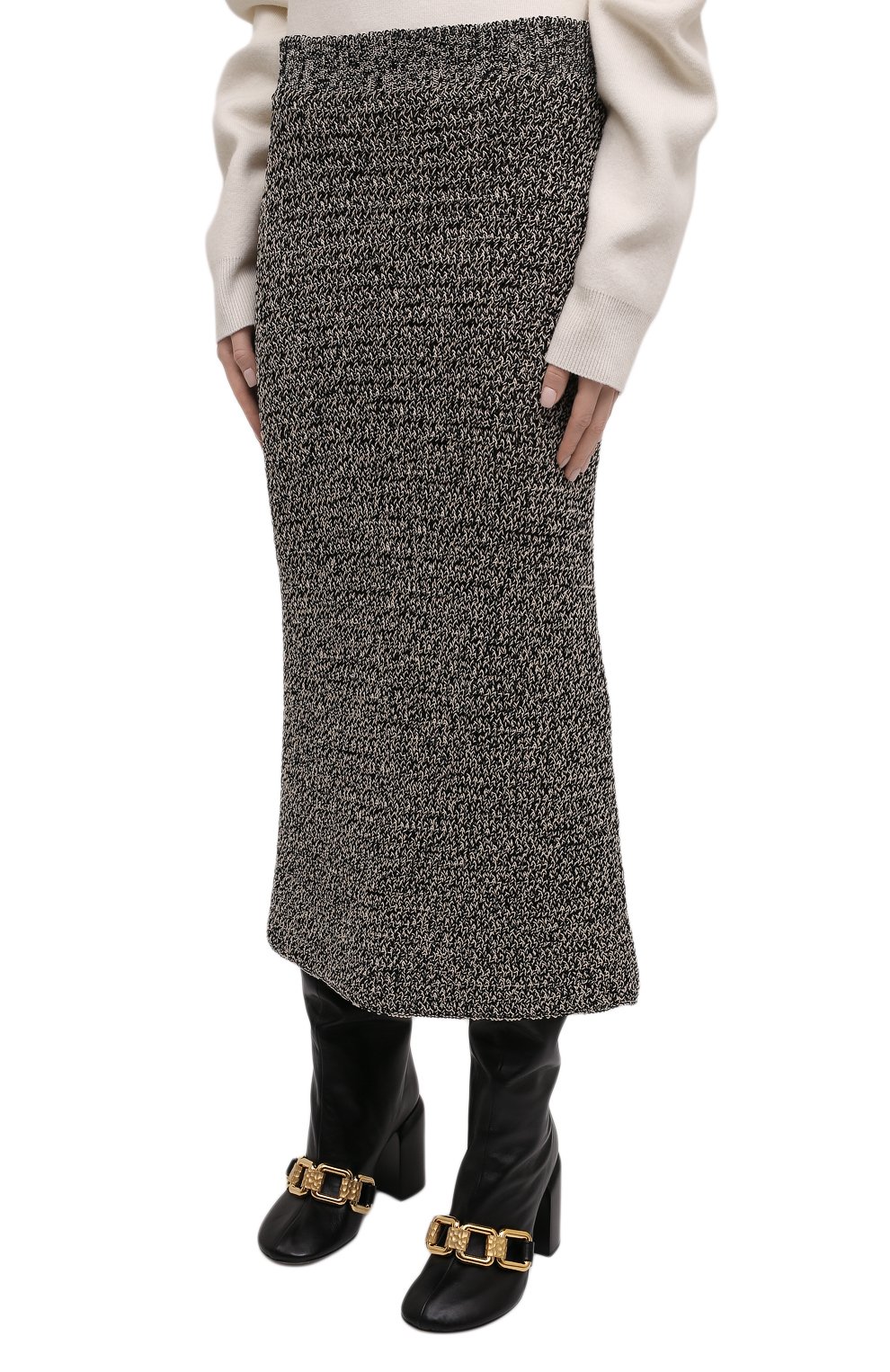 Хлопковая юбка JIL SANDER, арт. JSWS751304-WSY24038, фото 3