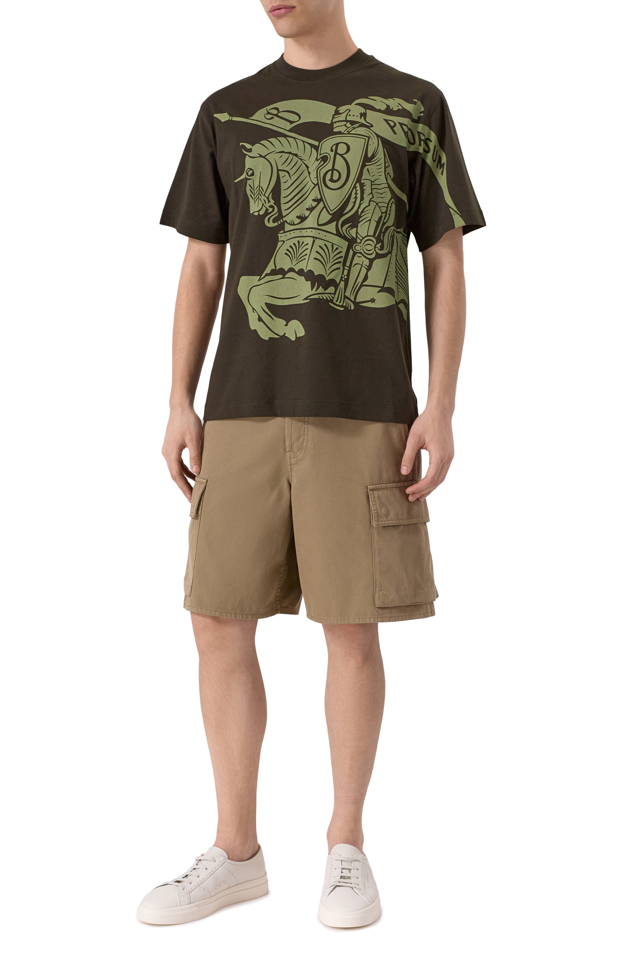 Хлопковые шорты BURBERRY, арт. 8106045, фото 2