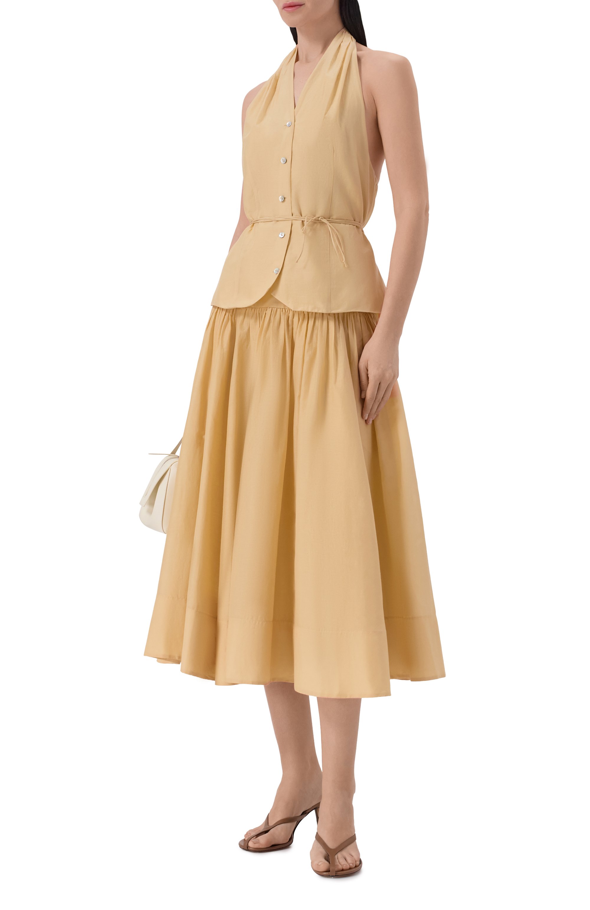 Топ из хлопка и шелка 12 STOREEZ, арт. 137704, фото 2