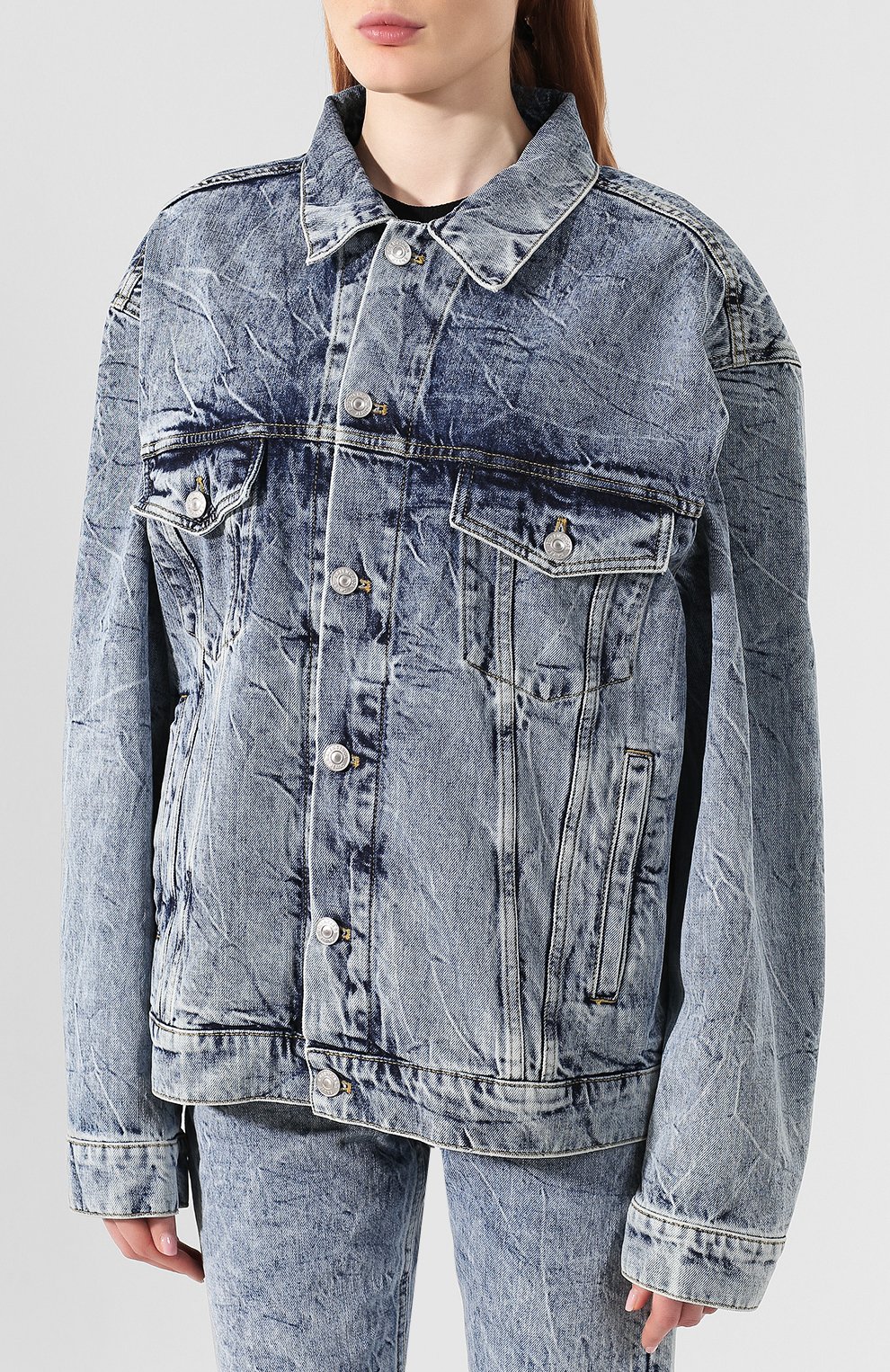 Джинсовая куртка BALENCIAGA, арт. 557388/TEW36, фото 3
