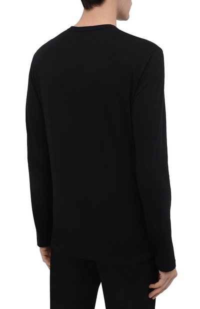 Хлопковый лонгслив JAMES PERSE черного цвета по цене 19200 руб., арт. MLJ3351, фото 4 Хлопковый лонгслив JAMES PERSE, арт. MLJ3351, фото 4
