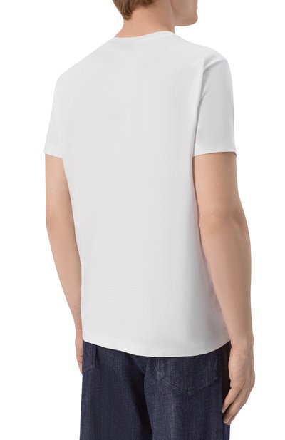 Хлопковая футболка TRUSSARDI, арт. G0688000163N, фото 4