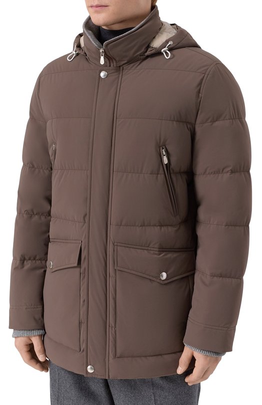Пуховик Brunello Cucinelli MM4911823 Коричневый  MM4911823 Фото 3