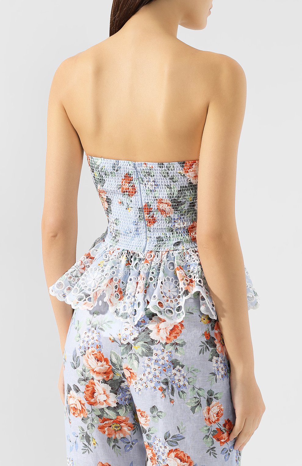 Льняной топ ZIMMERMANN, арт. 5326TB0W/LIF, фото 4