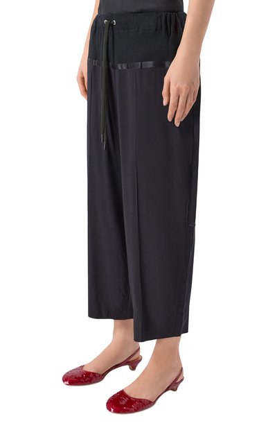 Хлопковые брюки UNDERCOVER черного цвета по цене 62100 руб., арт. UP1F1501, фото 3 Хлопковые брюки UNDERCOVER, арт. UP1F1501, фото 3