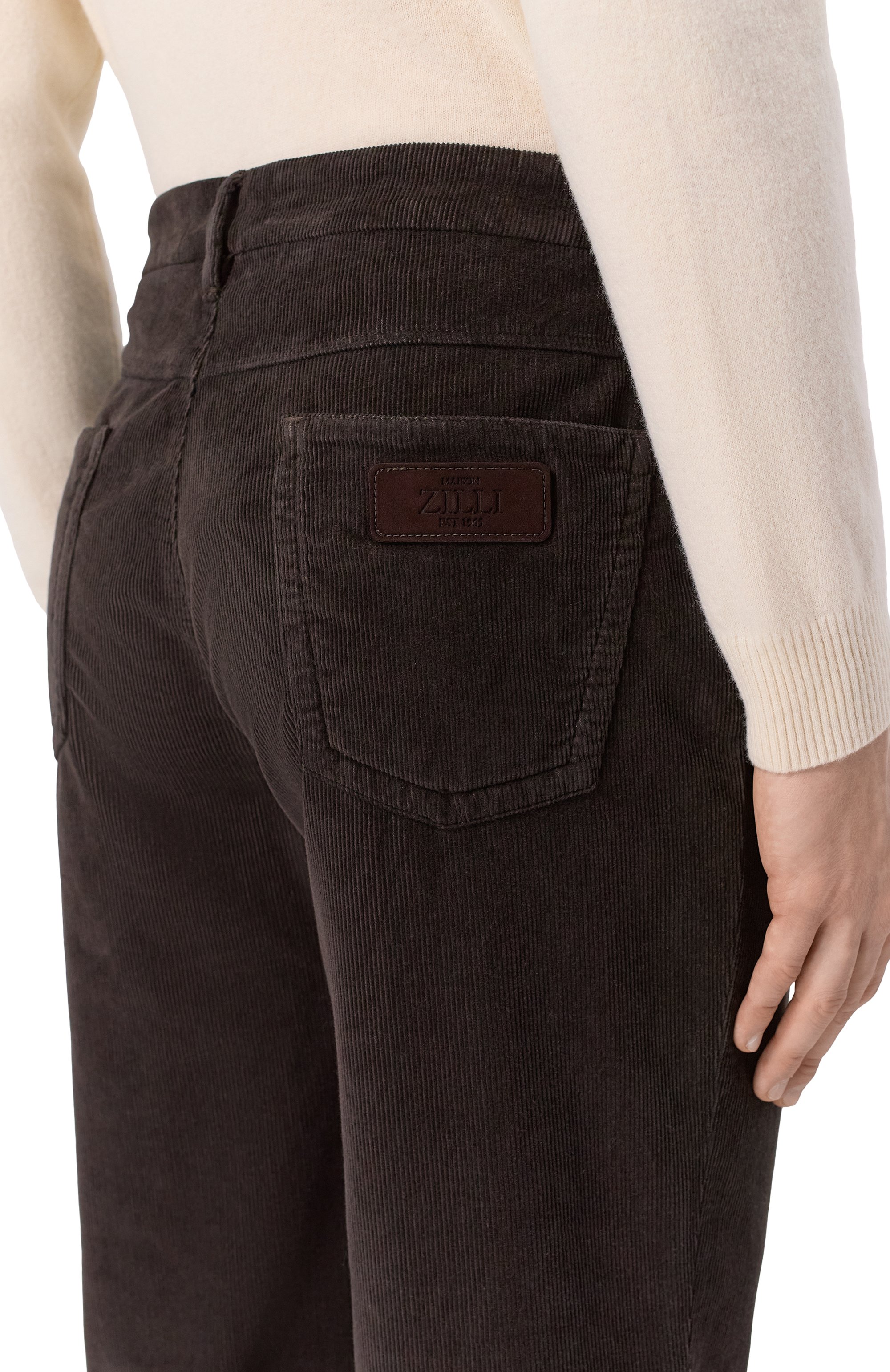 Вельветовые брюки ZILLI, арт. J5T101M0193VZL002, фото 5