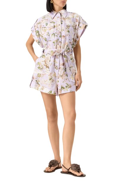 Льняной комбинезон ZIMMERMANN, арт. 3112YRS252, фото 2