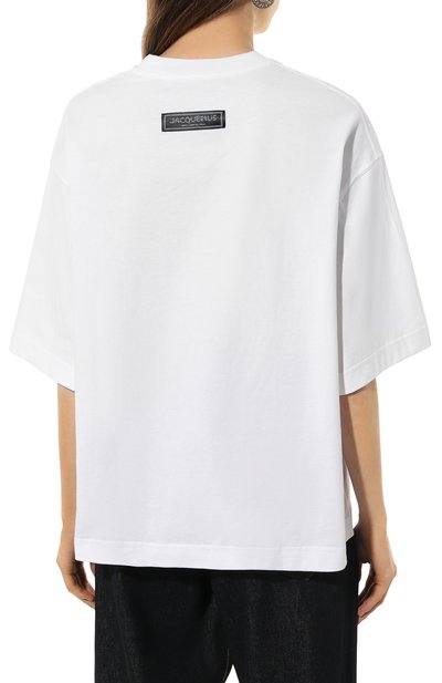 Хлопковая футболка JACQUEMUS, арт. 24H246JS275/2453, фото 4