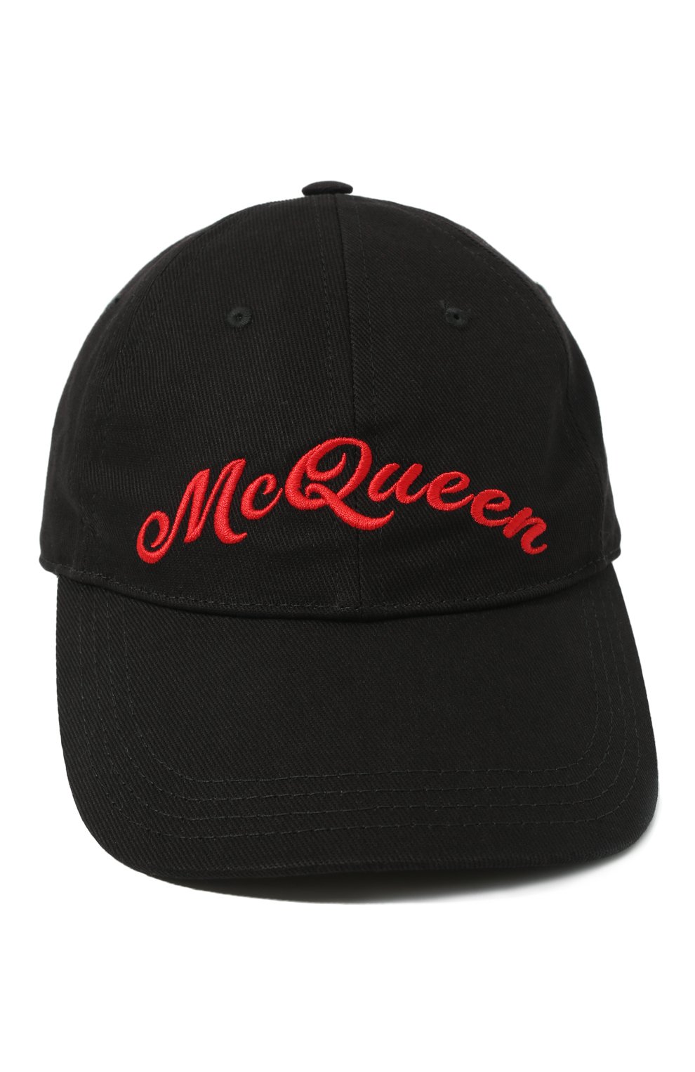 Хлопковая бейсболка ALEXANDER MCQUEEN, арт. 576534/4105Q, фото 4