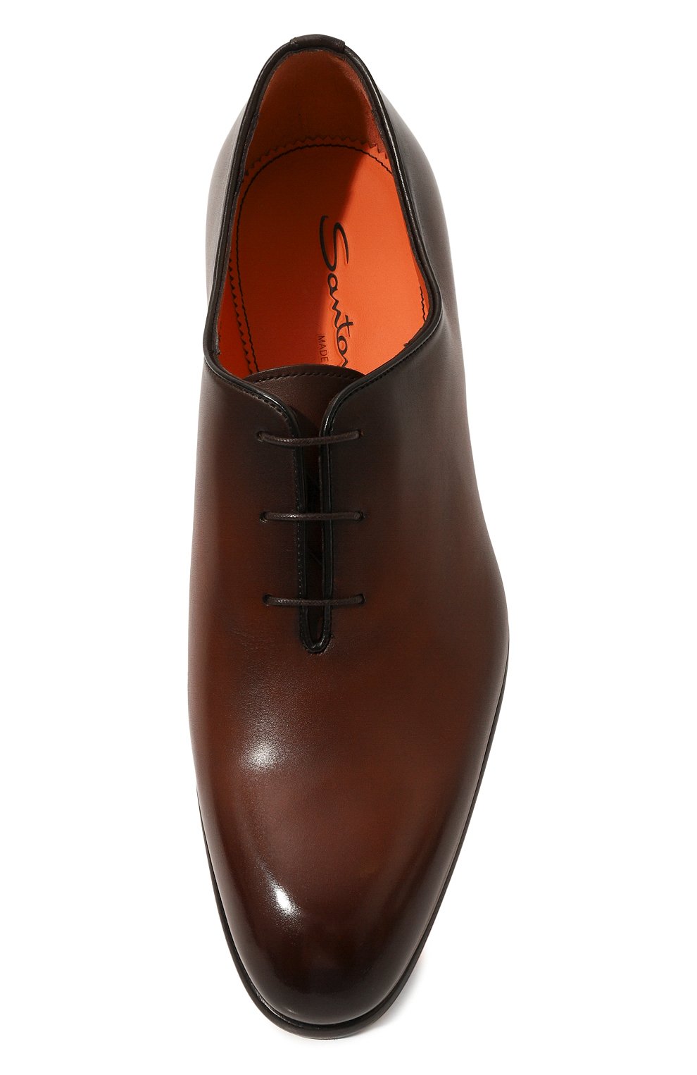 Кожаные оксфорды carter SANTONI, арт. MCCG18798FC1BNTG, фото 6