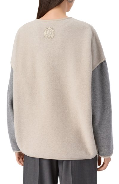 Пуловер из шерсти и кашемира GIORGIO ARMANI, арт. GW002061/AF19676, фото 4