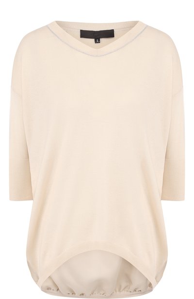 Вязаный топ свободного кроя с укороченным рукавом TEGIN, арт. 33-С, фото 1