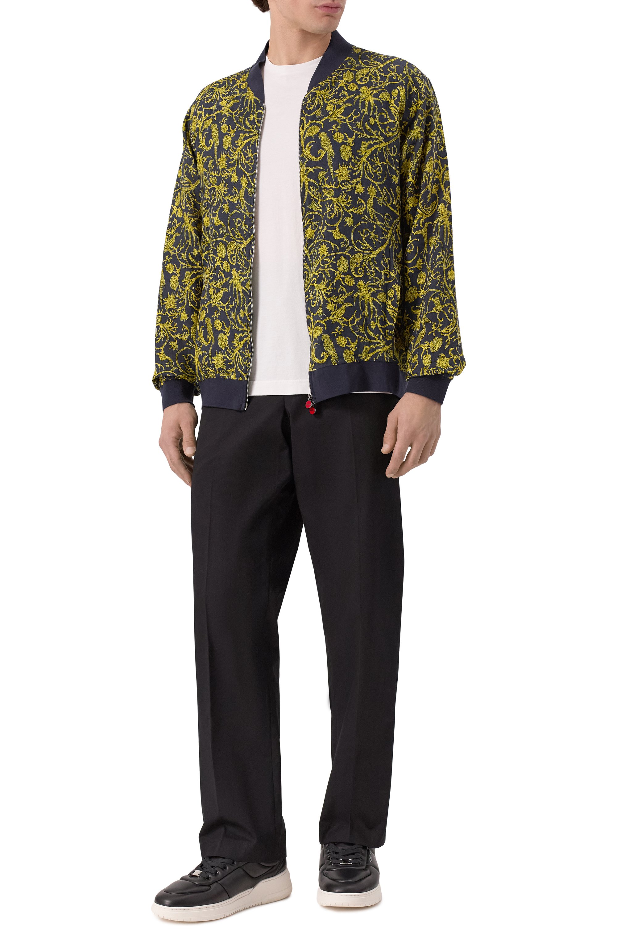 Льняной бомбер KITON, арт. UG0001H0930301, фото 2