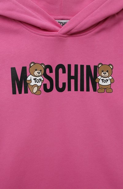 Хлопковое худи MOSCHINO, арт. HUF07I/LCA58/10A-14A, фото 3