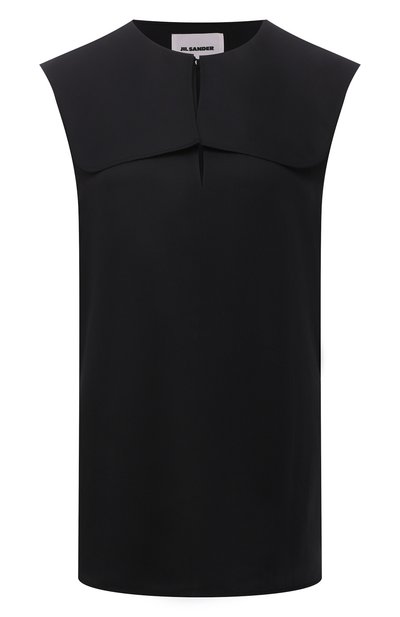 Женский топ из вискозы и шелка JIL SANDER, арт. JSPU560606-WU391900
