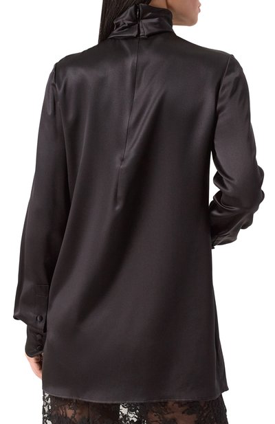 Шелковая блузка DOLCE & GABBANA, арт. F7AI0T/FU1AU, фото 4