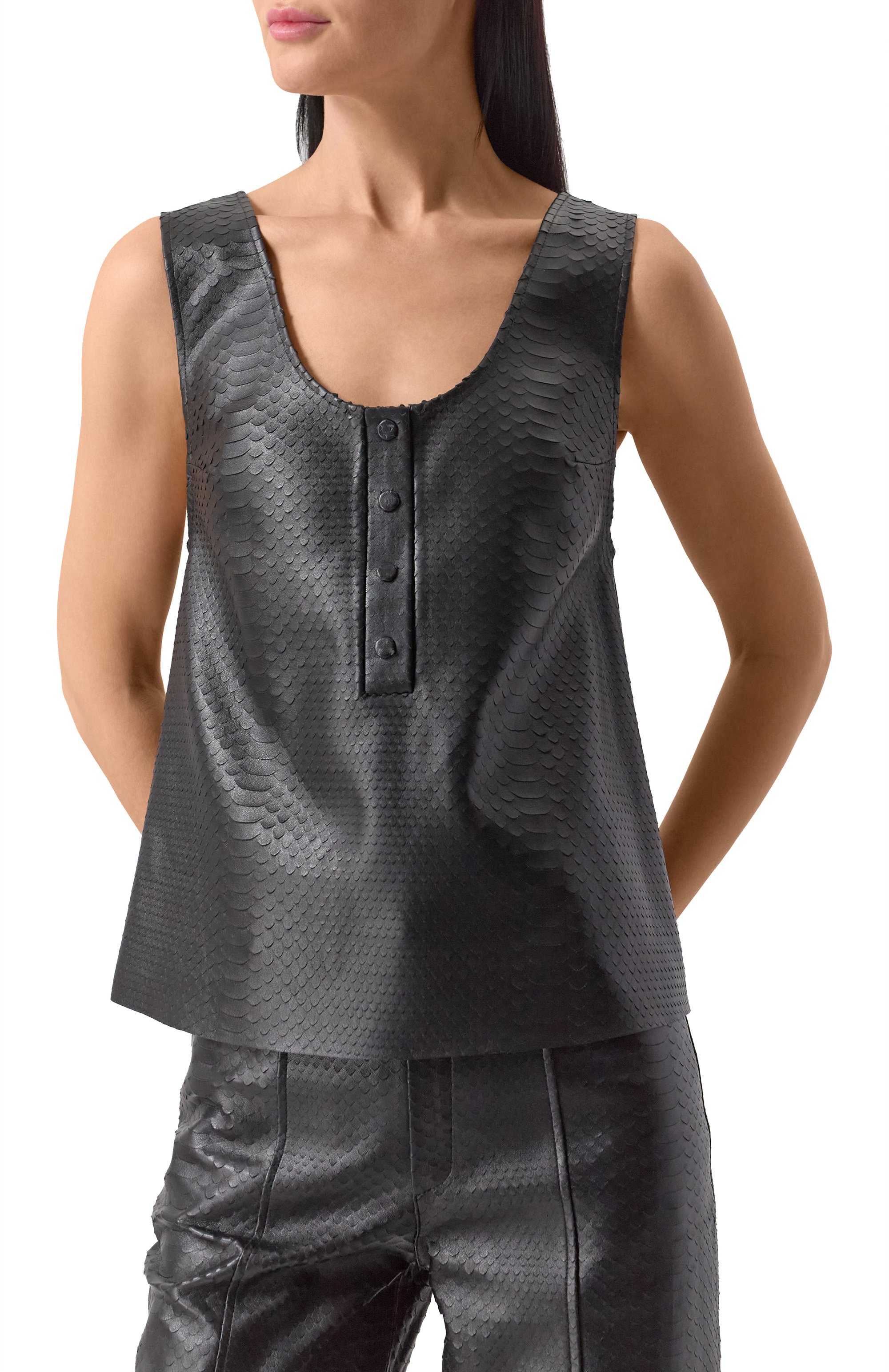 Кожаный топ ZEYNEP ARCAY, арт. RS25TP01, фото 3