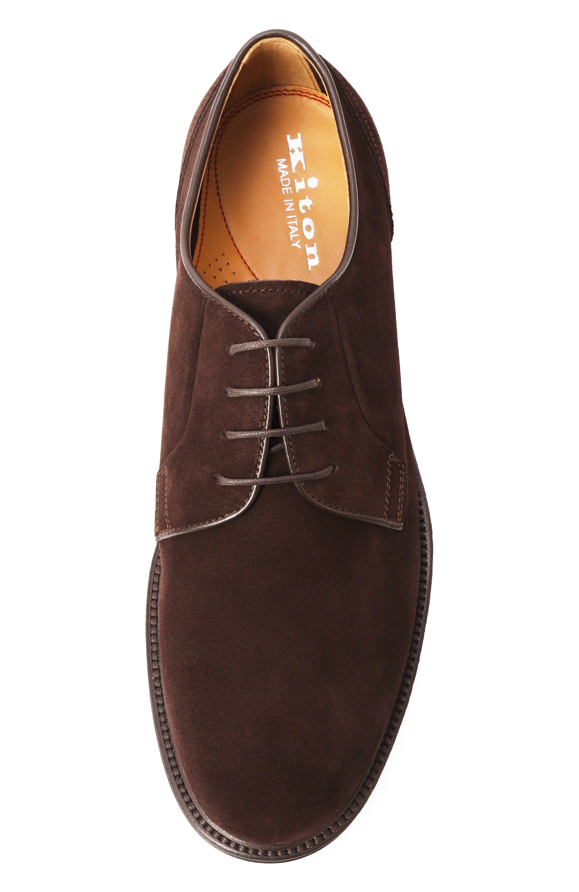 Замшевые дерби KITON, арт. USSA262N0013922, фото 6