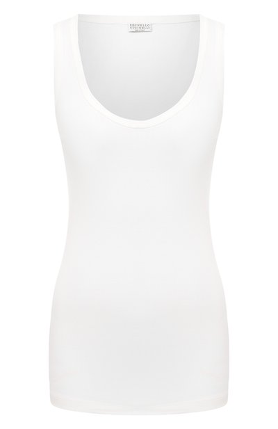 Женский хлопковый топ BRUNELLO CUCINELLI, арт. M0TC836S60