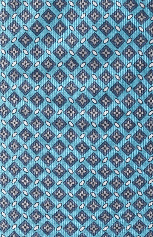 Шелковый комплект из галстука и платка Brioni 08A900/PD450 Голубой  08A900/PD450 Фото 4