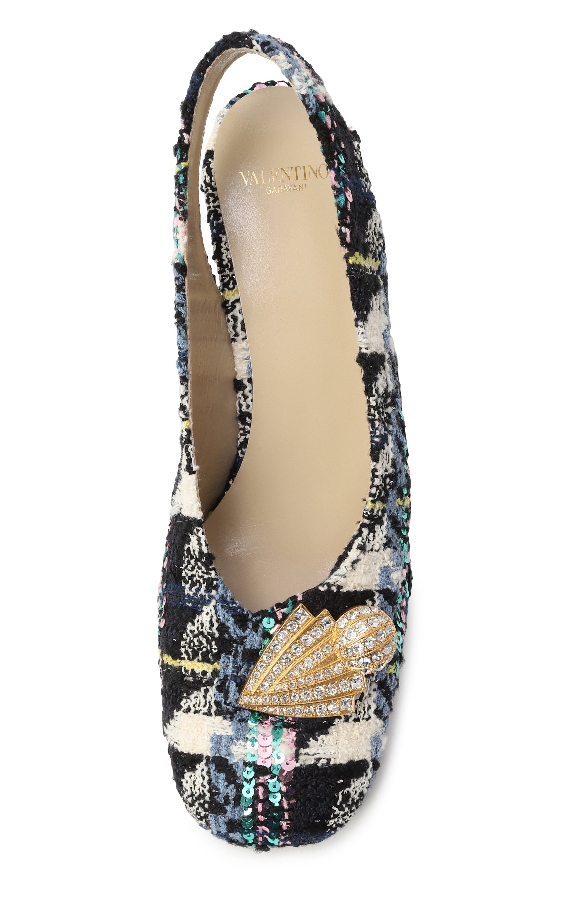 Текстильные туфли adamantine 60 VALENTINO, арт. 7W2S0MJ8/ISL, фото 6