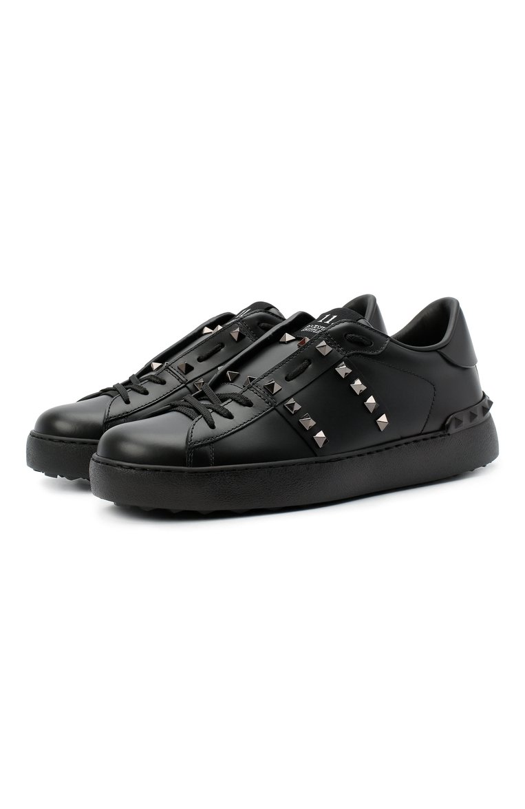 Кожаные кеды rockstud VALENTINO, арт. VW2S0A01/BXE, фото 1