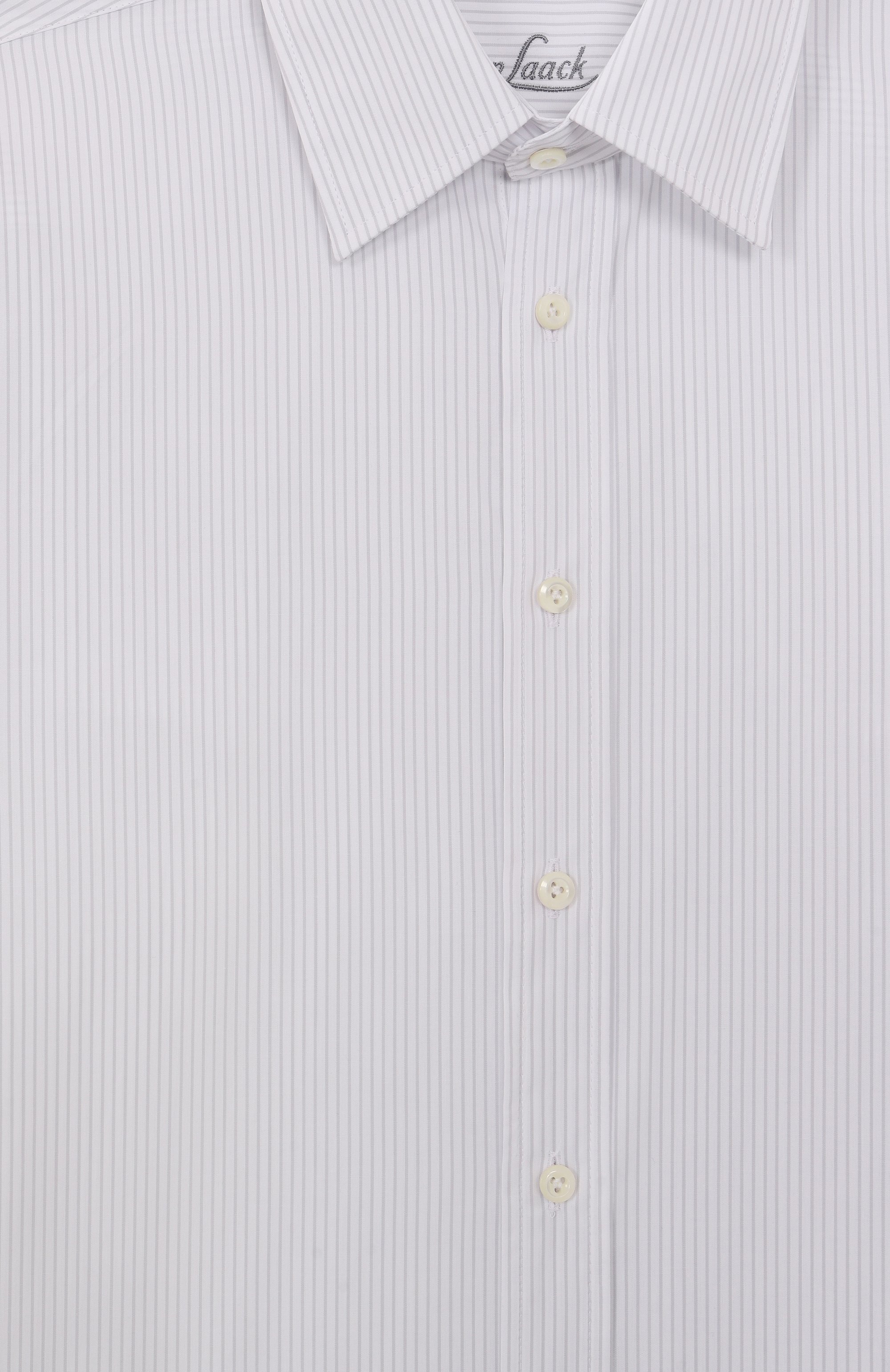 Хлопковая рубашка VAN LAACK светло-серого цвета по цене 14050 руб., арт. VL-TIM-XX/151116/164-176, фото 3 Хлопковая рубашка VAN LAACK, арт. VL-TIM-XX/151116/164-176, фото 3