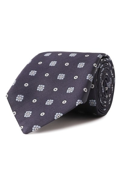 Мужской шелковый галстук CANALI, арт. 18/HJ04202