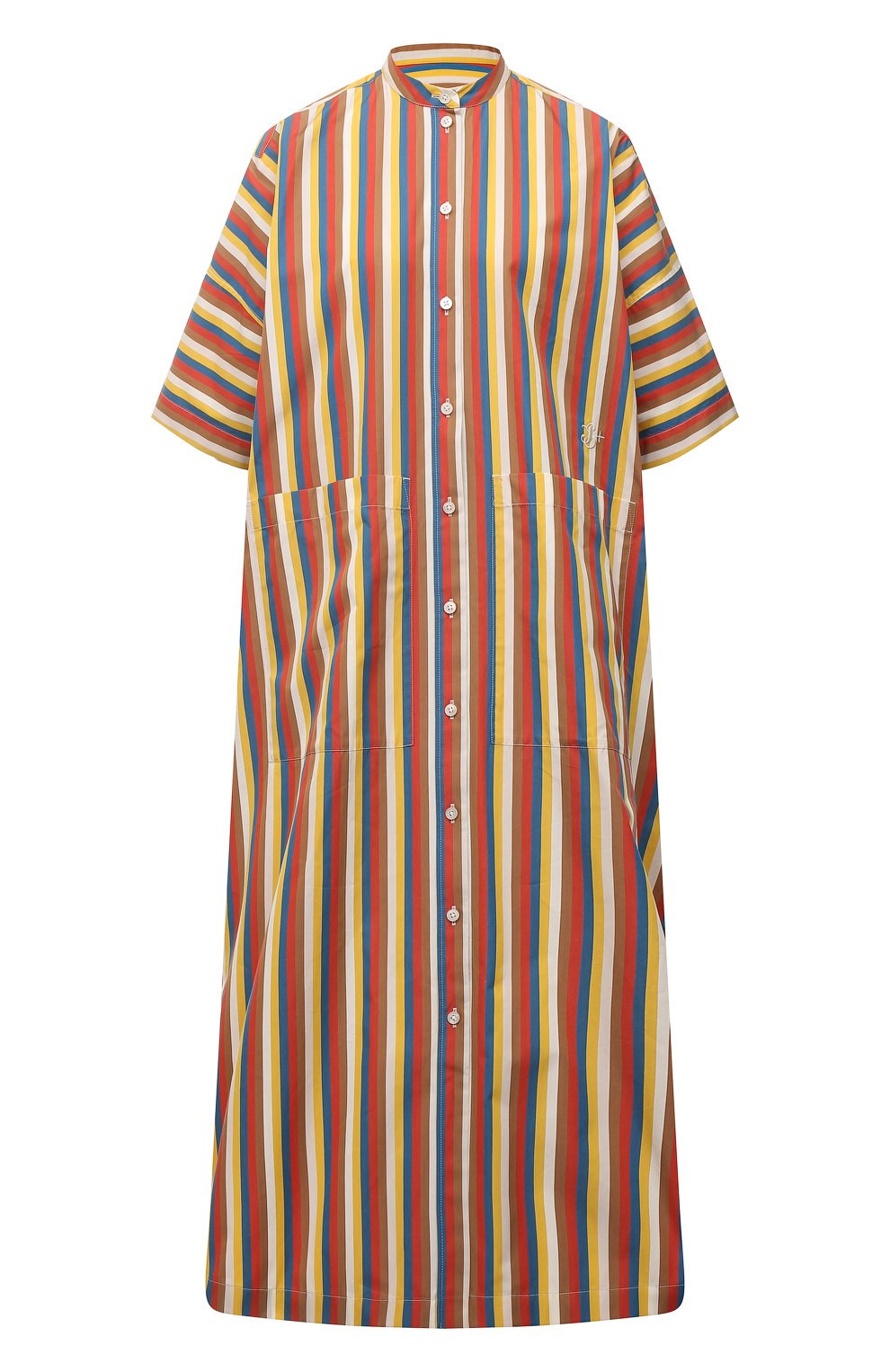 Хлопковое платье JIL SANDER, арт. JPPU500005-WU244710, фото 1