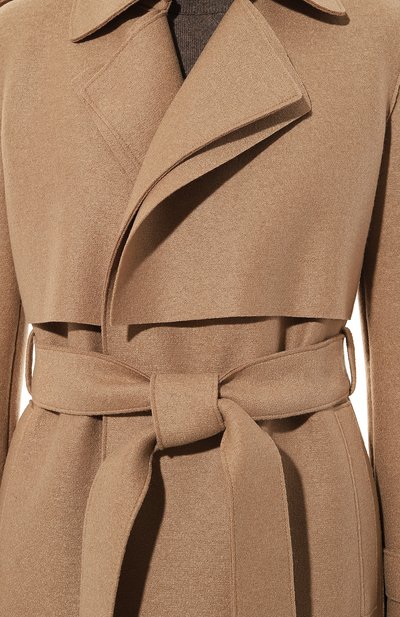 Шерстяное пальто HARRIS WHARF LONDON темно-бежевого цвета по цене 108000 руб., арт. A1129MLK, фото 5 Шерстяное пальто HARRIS WHARF LONDON, арт. A1129MLK, фото 5