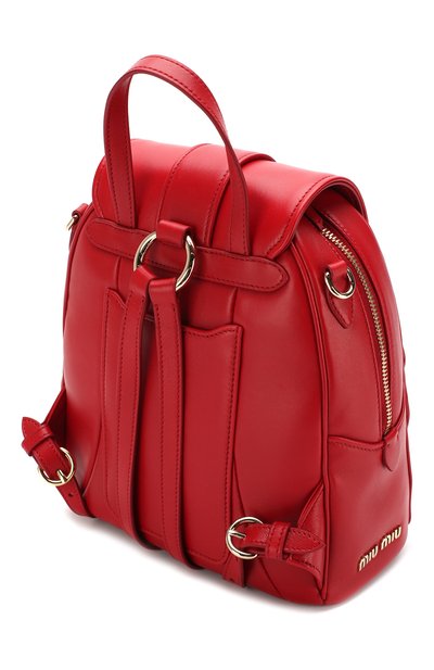 Рюкзак из кожи MIU MIU, арт. 5BZ026-N88-F068Z-OOO, фото 3