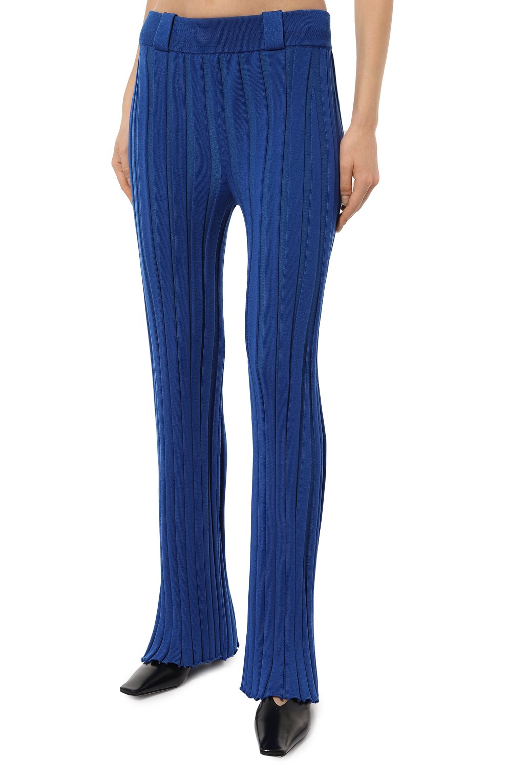 Брюки из шерсти и вискозы AND THE BRAND синего цвета по цене 53760 руб., арт. W23-P010-1202-444, фото 3 Брюки из шерсти и вискозы AND THE BRAND, арт. W23-P010-1202-444, фото 3