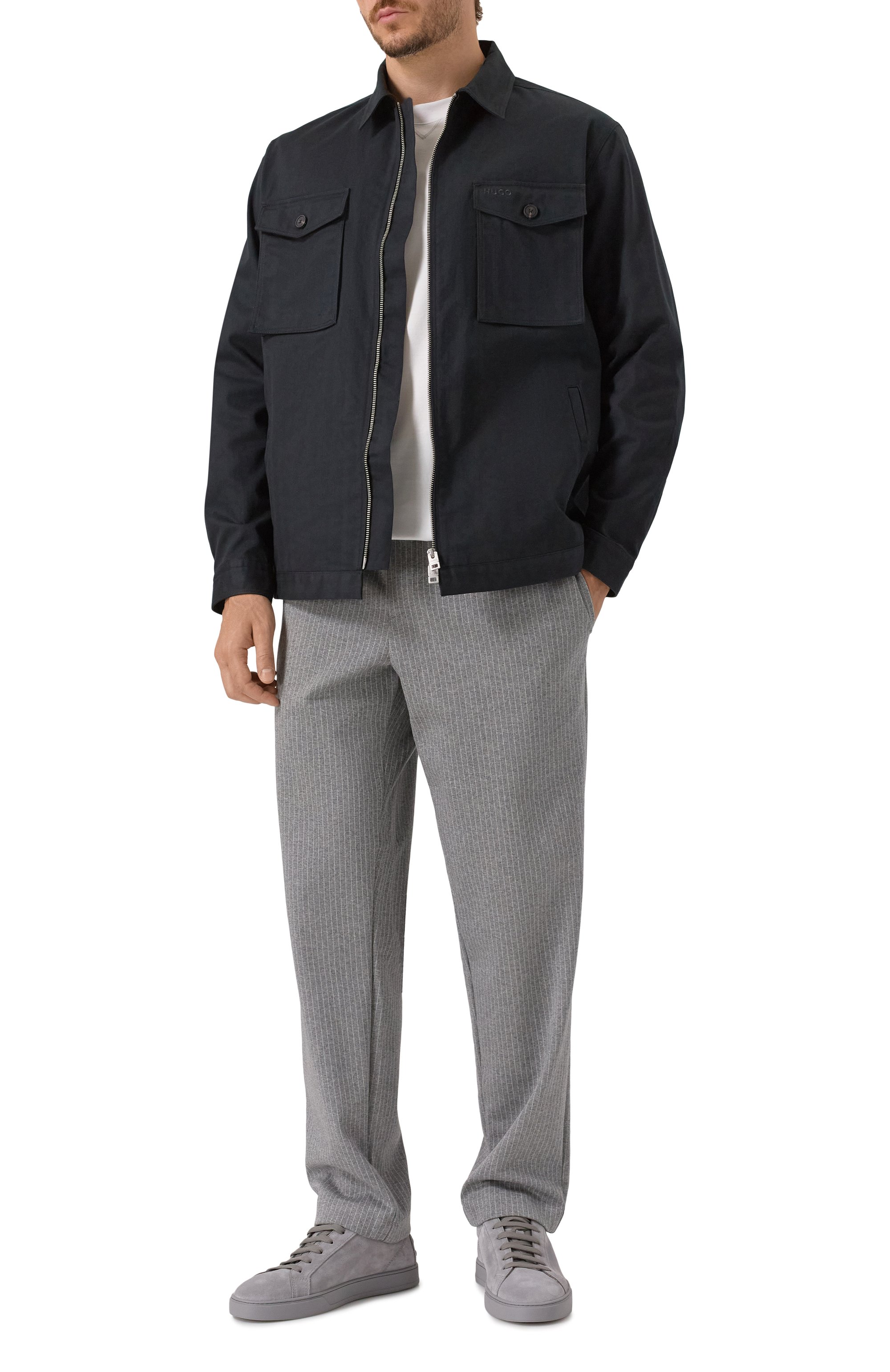 Хлопковые брюки BOSS, арт. 50531343, фото 2