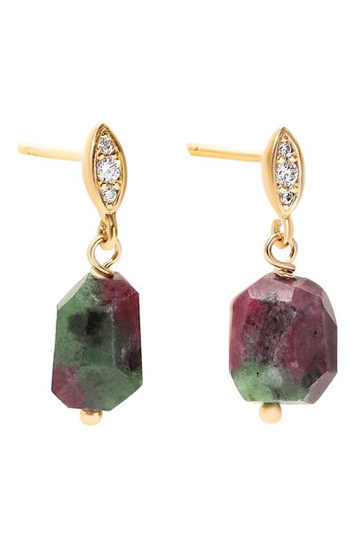 Серьги HANKA_IN разноцветного цвета по цене 9950 руб., арт. LEN-B0P-Z0I-0.5M, фото 3 Серьги HANKA_IN, арт. LEN-B0P-Z0I-0.5M, фото 3