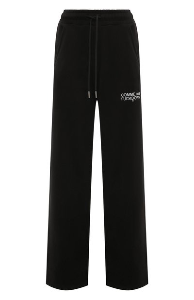 Женские хлопковые брюки COMME DES FUCKDOWN, арт. CFABW00008