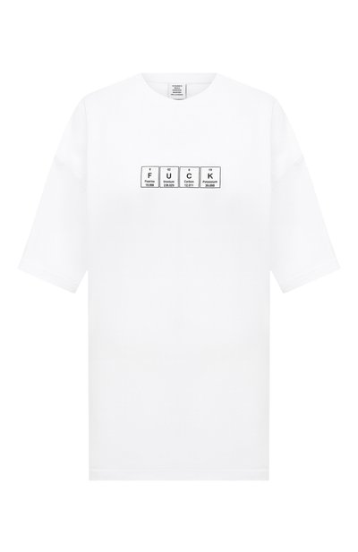 Женская хлопковая футболка VETEMENTS, арт. UAH21TR506 1611/W