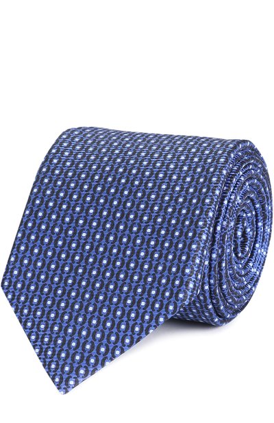 Мужской шелковый галстук с узором ZEGNA, арт. Z9A151L7