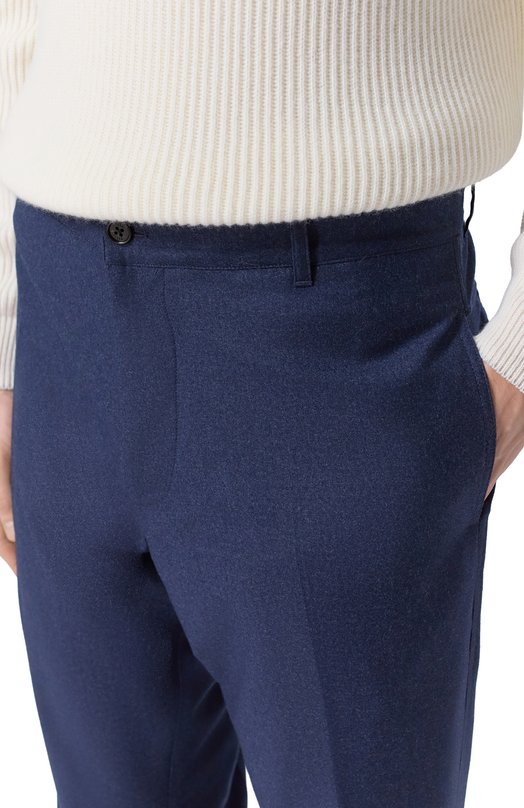 Шерстяные брюки Zilli CPP010M020070087U Синий  CPP010M020070087U Фото 5