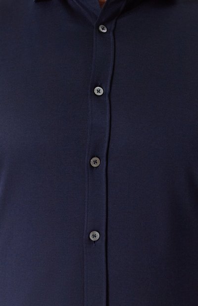 Рубашка из хлопка и лиоцелла CANALI, арт. CSL70B1/GN03485, фото 5