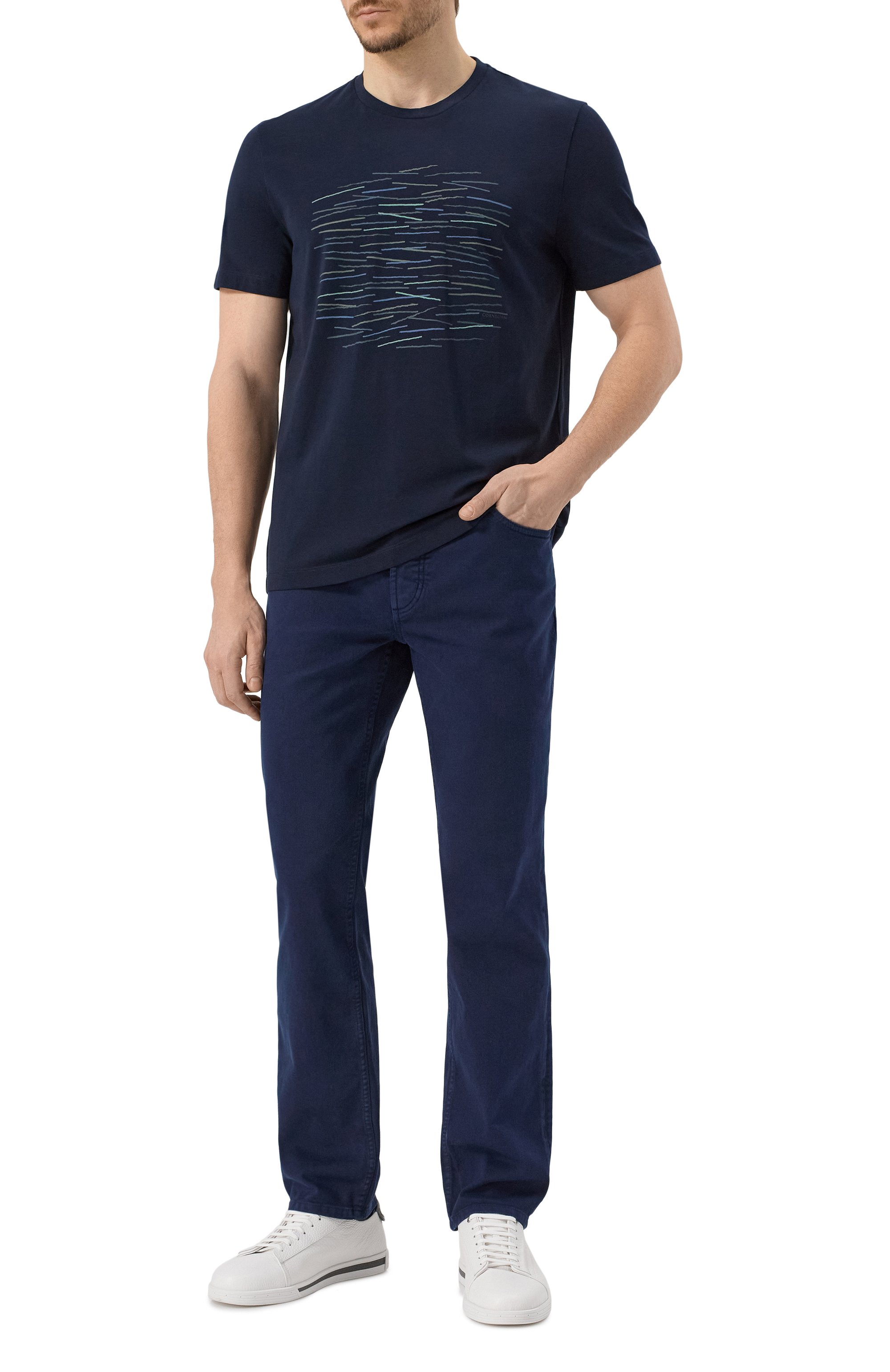 Хлопковая футболка CORNELIANI, арт. 25G585-2525063, фото 2