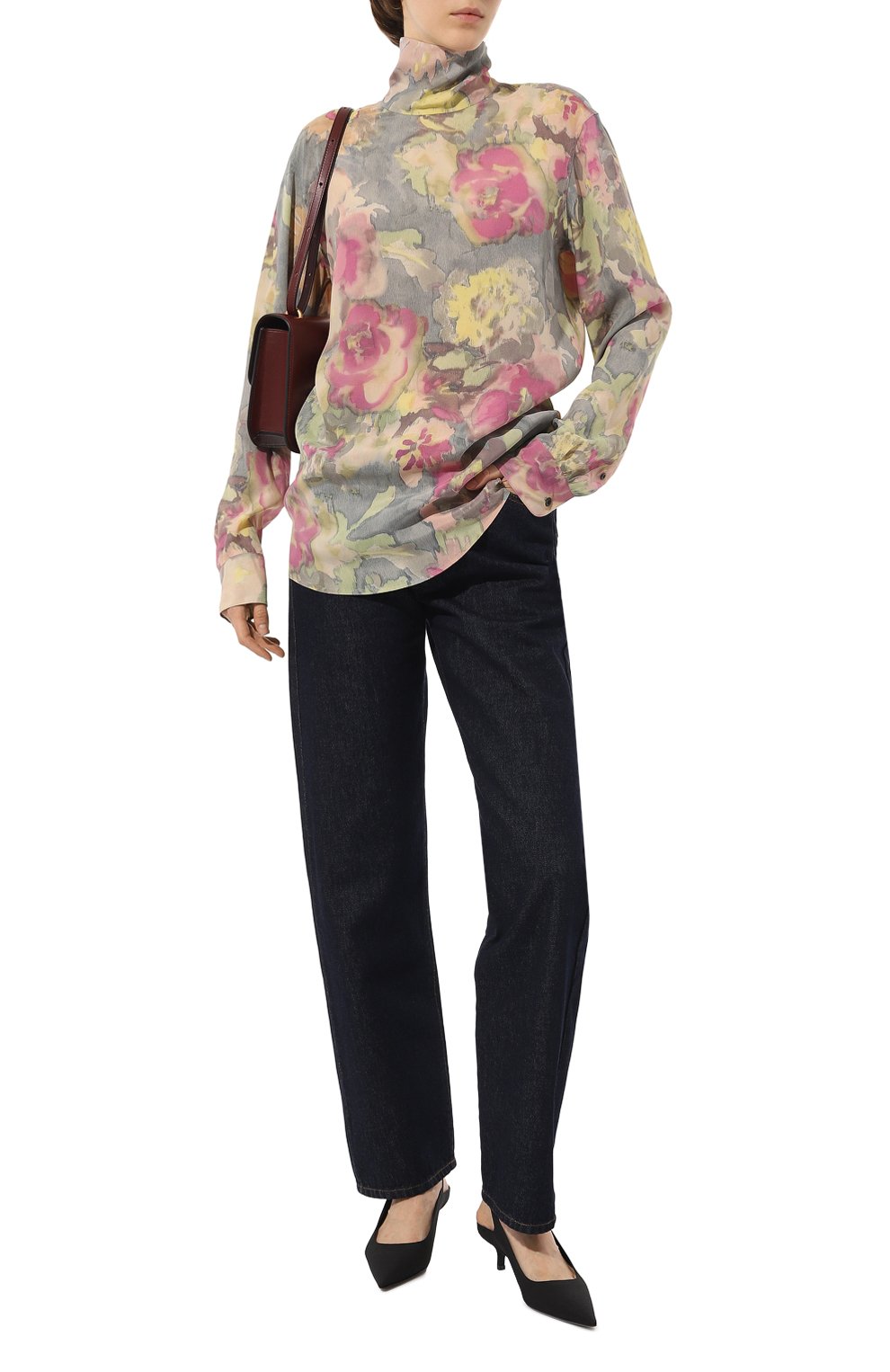 Топ из вискозы и шелка DRIES VAN NOTEN, арт. 232-010742-7189, фото 2