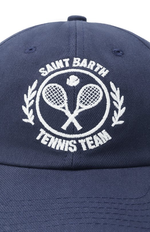 Хлопковая бейсболка MC2 Saint Barth STBA BASEBALL N/05234H Синий  STBA BASEBALL N/05234H Фото 4