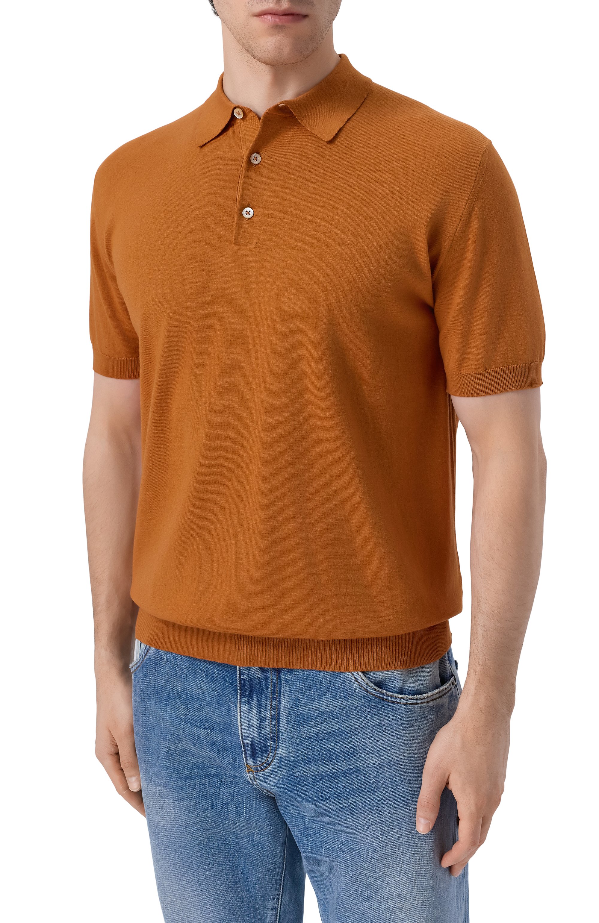 Хлопковое поло BOGLIOLI, арт. 91303T/SA0803, фото 3